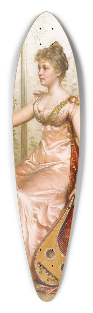 Frdric Soulacroix - The recital 39.3 inch art pintail longboard deck