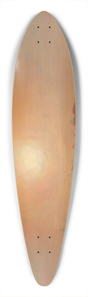 Frederic Edwin Church - Landscape at sunset 39.3 inch art pintail longboard deck Frederic Edwin Church - Landscape at sunset 39.3 inch art pintail longboard deck