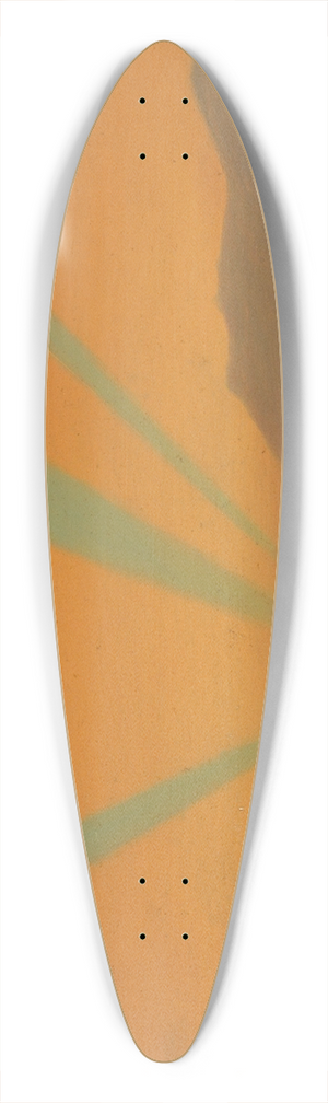 Frederic Edwin Church - Landscape with Sunset 39.3 inch art pintail longboard deck Frederic Edwin Church - Landscape with Sunset 39.3 inch art pintail longboard deck