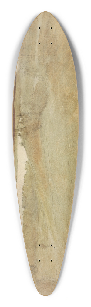 Frederic Edwin Church - Looking from Olana, Southwest Across Hudson Valley 39.3 inch art pintail longboard deck Frederic Edwin Church - Looking from Olana, Southwest Across Hudson Valley 39.3 inch art pintail longboard deck