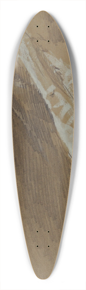 Frederic Edwin Church - Mountain Landscape, Jamaica, West Indies 39.3 inch art pintail longboard deck Frederic Edwin Church - Mountain Landscape, Jamaica, West Indies 39.3 inch art pintail longboard deck