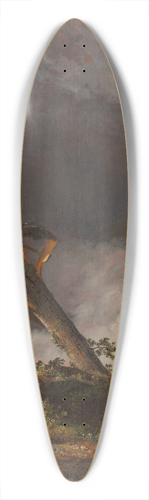 Frederic Edwin Church - Storm in the Mountains 39.3 inch art pintail longboard deck Frederic Edwin Church - Storm in the Mountains 39.3 inch art pintail longboard deck