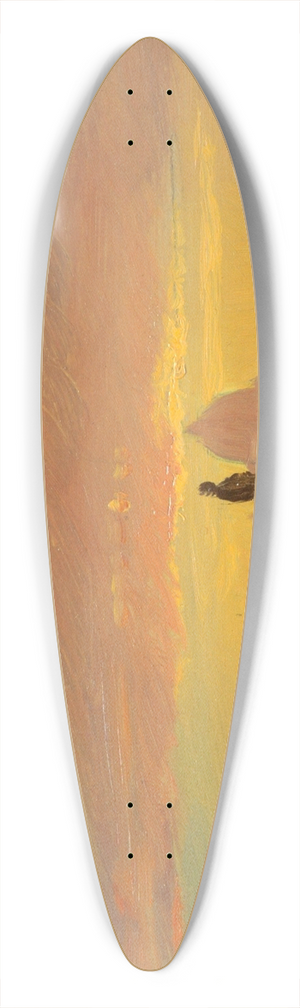Frederic Edwin Church - St. Peters, Rome 39.3 inch art pintail longboard deck Frederic Edwin Church - St. Peters, Rome 39.3 inch art pintail longboard deck