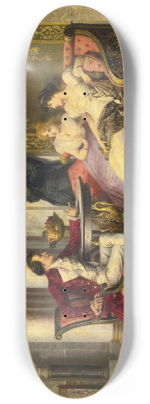 Carl Schweninger, Jr - Court Intrigues 8.25 inch art skate deck