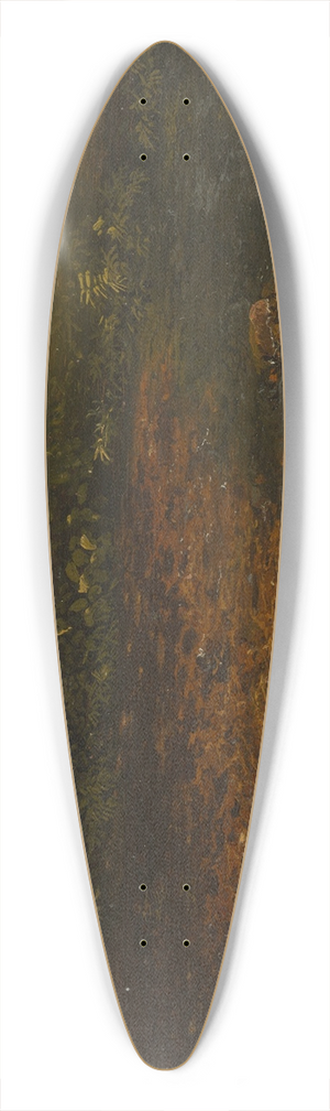 Frederic Edwin Church - Woodland stream in the Catskills 39.3 inch art pintail longboard deck Frederic Edwin Church - Woodland stream in the Catskills 39.3 inch art pintail longboard deck