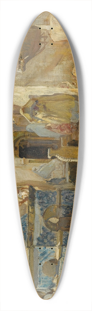 Frederick Arthur Bridgman - Alger Mareh 39.3 inch art pintail longboard deck