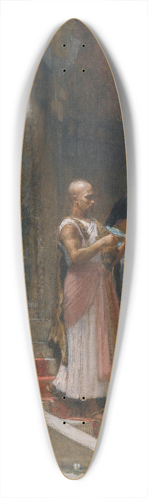 Frederick Arthur Bridgman - An Egyptian Procession 39.3 inch art pintail longboard deck Frederick Arthur Bridgman - An Egyptian Procession 39.3 inch art pintail longboard deck