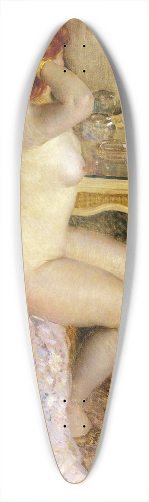 Frederick Carl Frieseke - Nude Seated at Her Dressing Table 39.3 inch art pintail longboard deck