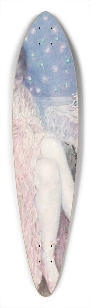 Frederick Carl Frieseke - Torn Lingerie 39.3 inch art pintail longboard deck