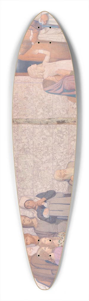 Frederick Cayley Robinson - The doctor 39.3 inch art pintail longboard deck