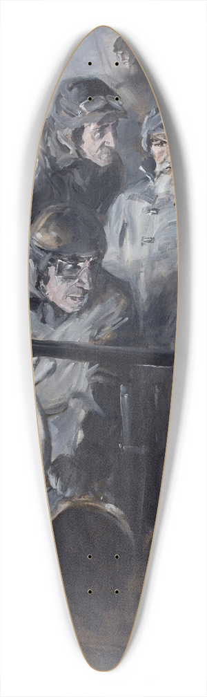 Frederick Coffay Yohn - You Cant Do That! 39.3 inch art pintail longboard deck Frederick Coffay Yohn - You Cant Do That! 39.3 inch art pintail longboard deck