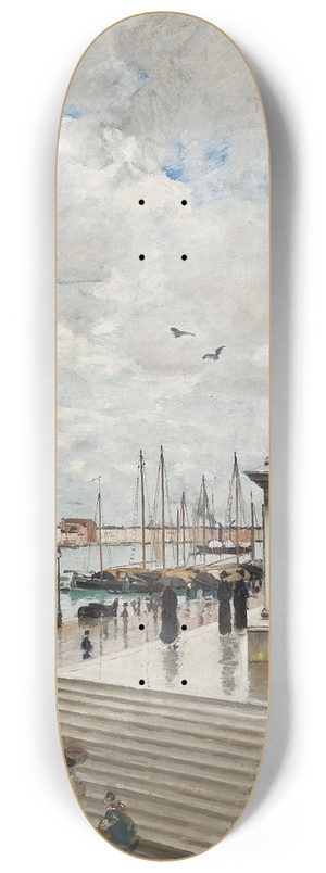 Carl Sknberg - The Grand Canal, Venice 8.25 inch art skate deck