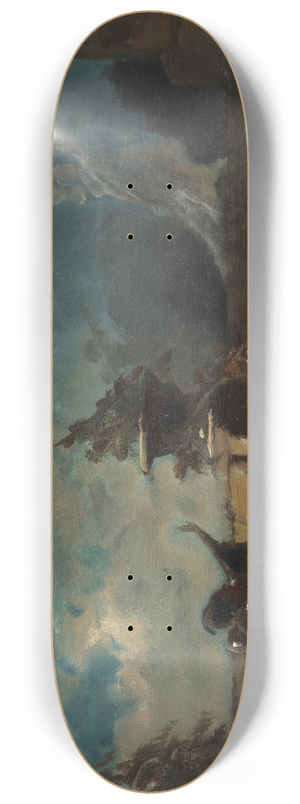 Carl Spitzweg - Hamlet und der Geist seines Vaters 8.25 inch art skate deck