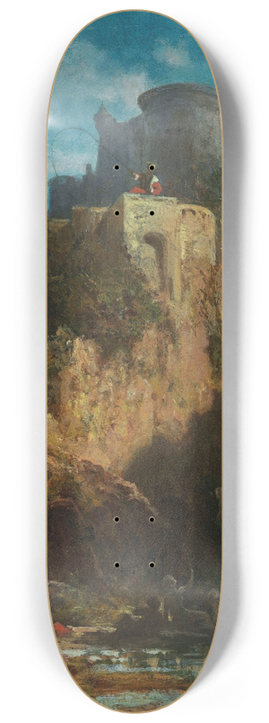 Carl Spitzweg - Nixenfang 8.25 inch art skate deck Carl Spitzweg - Nixenfang 8.25 inch art skate deck