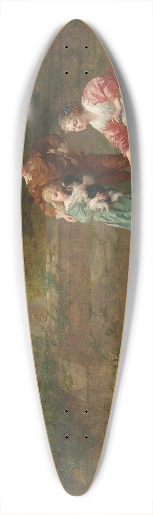 Frederick Goodall - Feeding the swans 39.3 inch art pintail longboard deck Frederick Goodall - Feeding the swans 39.3 inch art pintail longboard deck