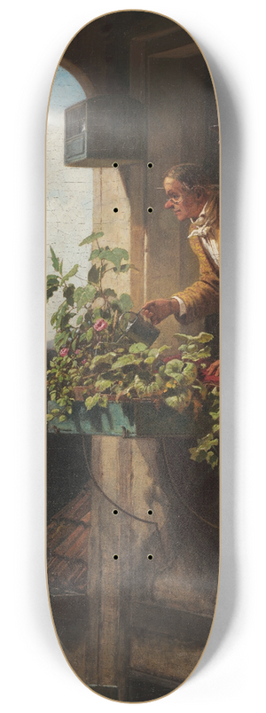Carl Spitzweg - The garret I 8.25 inch art skate deck