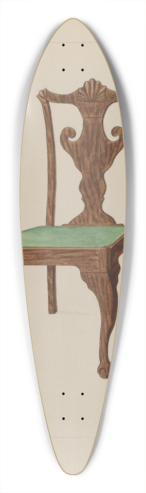 Frederick Jackson - Walnut Chair 39.3 inch art pintail longboard deck