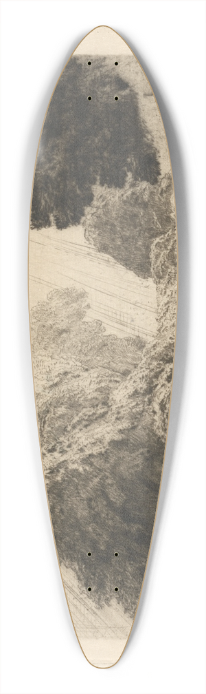 Frederick Landseer Maur Griggs - Carnagh 39.3 inch art pintail longboard deck Frederick Landseer Maur Griggs - Carnagh 39.3 inch art pintail longboard deck
