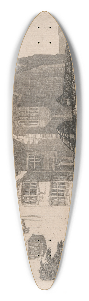 Frederick Landseer Maur Griggs - Mortmain 39.3 inch art pintail longboard deck Frederick Landseer Maur Griggs - Mortmain 39.3 inch art pintail longboard deck