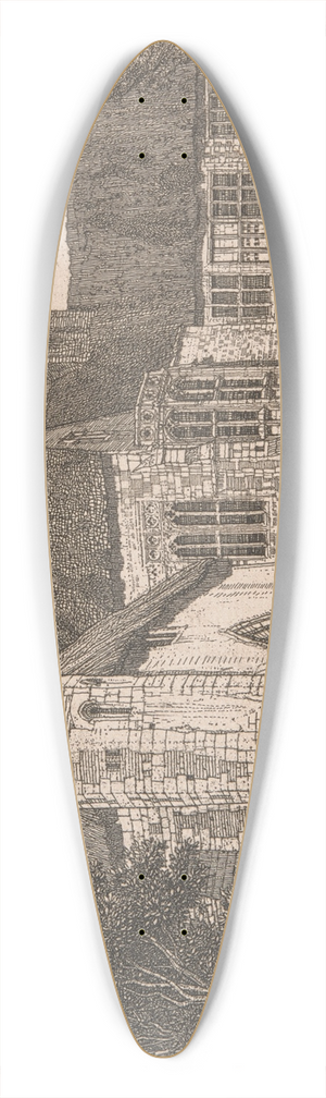Frederick Landseer Maur Griggs - Palace Farm 39.3 inch art pintail longboard deck