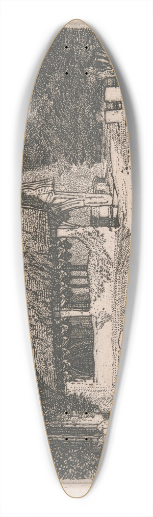 Frederick Landseer Maur Griggs - Stoke Poges 39.3 inch art pintail longboard deck