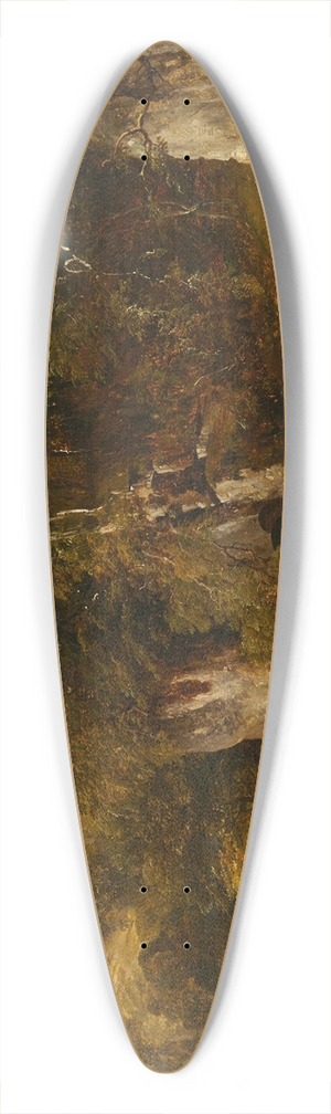 Frederick Richard Lee - The poacher 39.3 inch art pintail longboard deck