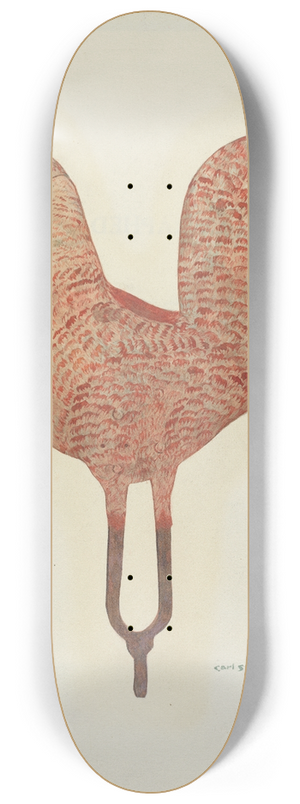 Carl Strehlau - Weather Vane Rooster 8.25 inch art skate deck