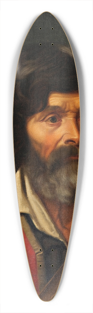 Frederik Vermehren - A grey-bearded Italian farmer 39.3 inch art pintail longboard deck
