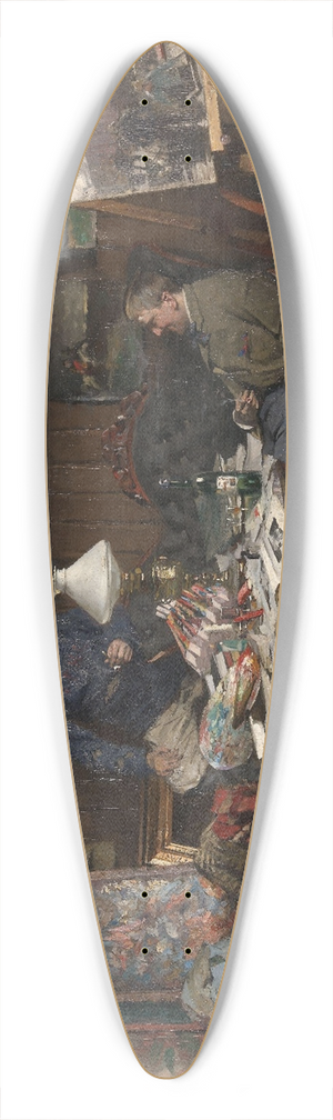 Fredrik Kolst - From my atelier 39.3 inch art pintail longboard deck