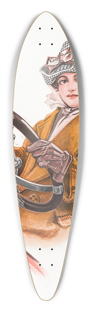 Fred Tolman - Affinities 39.3 inch art pintail longboard deck