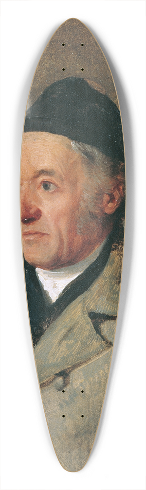 Friedrich August Matthias Gauermann - Der Maler Jakob Gauermann, der Vater des Knstlers 39.3 inch art pintail longboard deck