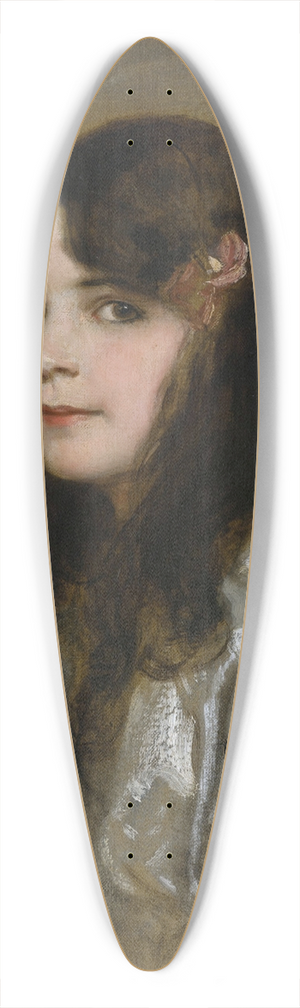 Friedrich August von Kaulbach - Bildnis der Tochter Hedda 39.3 inch art pintail longboard deck