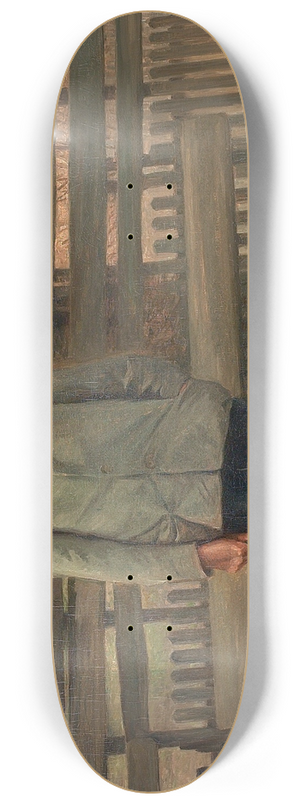 Carl Vilhelm Meyer - Manden ved bnken 8.25 inch art skate deck