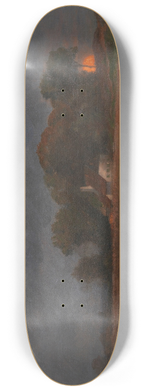 Carl Vinnen - Abend 8.25 inch art skate deck