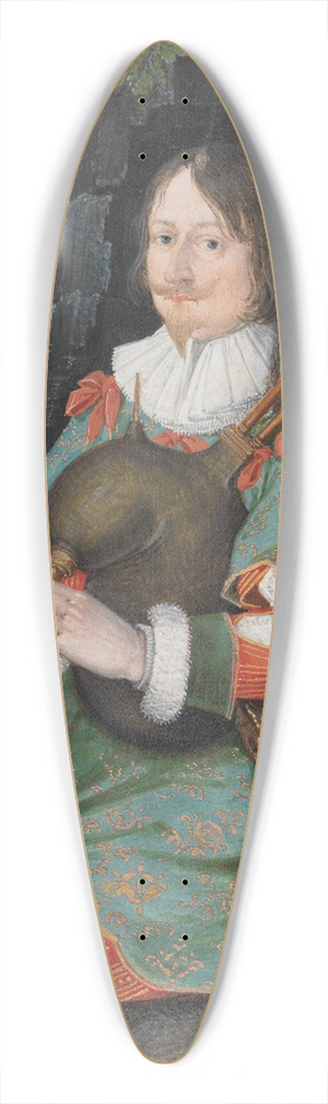 Friedrich Brentel - Bildnis Georg Friedrich Herr zu Rappoltstein, als Dudelsackpfeifer (Pfeiferknig) 39.3 inch art pintail longboard deck Friedrich Brentel - Bildnis Georg Friedrich Herr zu Rappoltstein, als Dudelsackpfeifer (Pfeiferknig) 39.3 inch art pintail longboard deck