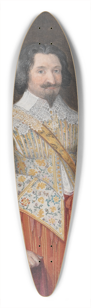 Friedrich Brentel - Bildnis Georg II. Herr von Fleckenstein, Kniestck 39.3 inch art pintail longboard deck
