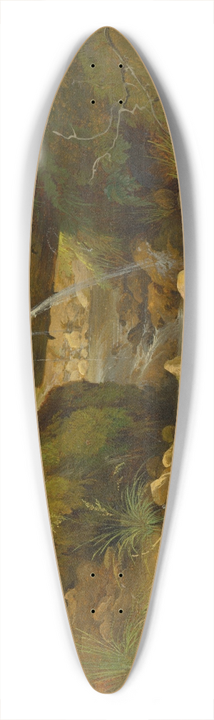 Friedrich Carl von Scheidlin - Mountain Creek 39.3 inch art pintail longboard deck