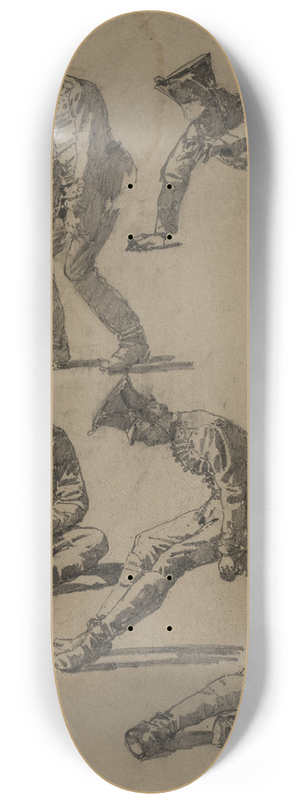 Carl Von Marr - Five Studies of a Soldier 8.25 inch art skate deck Carl Von Marr - Five Studies of a Soldier 8.25 inch art skate deck