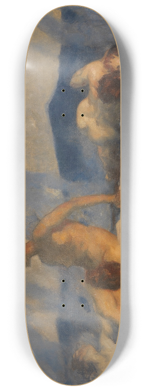 Carl Von Marr - Meeresnymphen in der Brandung 8.25 inch art skate deck Carl Von Marr - Meeresnymphen in der Brandung 8.25 inch art skate deck