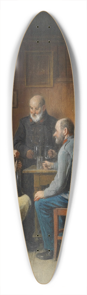 Friedrich Friedlnder - Umtrunk der Veteranen 39.3 inch art pintail longboard deck