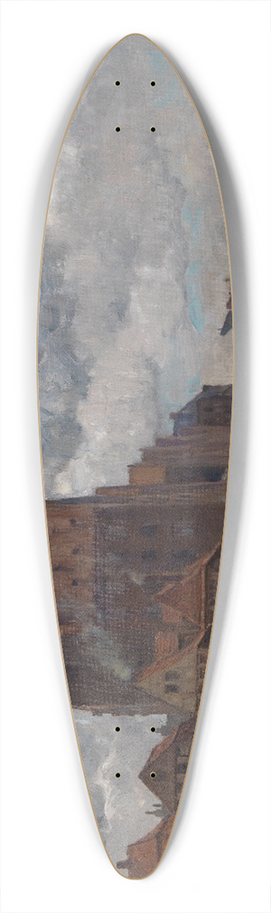 Friedrich Kallmorgen - Aus Hamburg 39.3 inch art pintail longboard deck