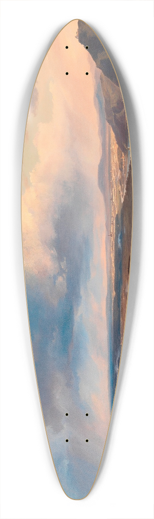 Friedrich Loos - Blick auf Wien vom Bisamberg 39.3 inch art pintail longboard deck