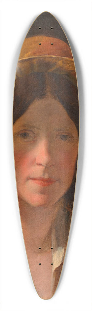 Friedrich von Amerling - Antonie Amerling mit Florentinerhut (1. Gattin des Knstlers) 39.3 inch art pintail longboard deck