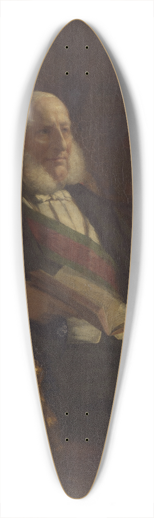 Friedrich von Amerling - Anton Ritter von Schmerling 39.3 inch art pintail longboard deck
