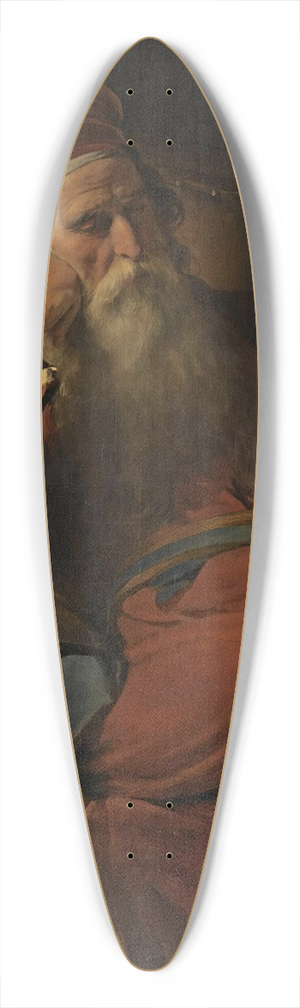 Friedrich von Amerling - Gelehrter In Seiner Studierstube (Scholar In His Study) 39.3 inch art pintail longboard deck