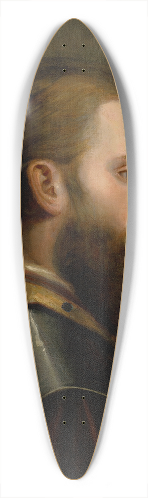 Friedrich von Amerling - Head Study of a Man 39.3 inch art pintail longboard deck
