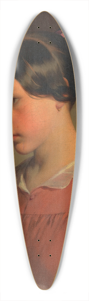 Friedrich von Amerling - Ludmilla Amerling (Tochter des Knstlers) als Kind 39.3 inch art pintail longboard deck