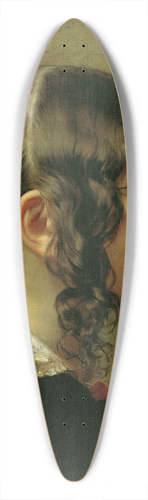 Friedrich von Amerling - Luise Pfeiffer-Nathusius 39.3 inch art pintail longboard deck