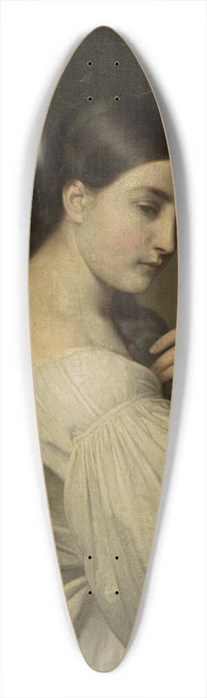 Friedrich von Amerling - Portrait of a young woman 39.3 inch art pintail longboard deck
