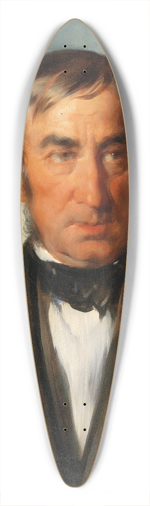 Friedrich von Amerling - Portrait of the Brickyard Owner Joseph Lager 39.3 inch art pintail longboard deck Friedrich von Amerling - Portrait of the Brickyard Owner Joseph Lager 39.3 inch art pintail longboard deck